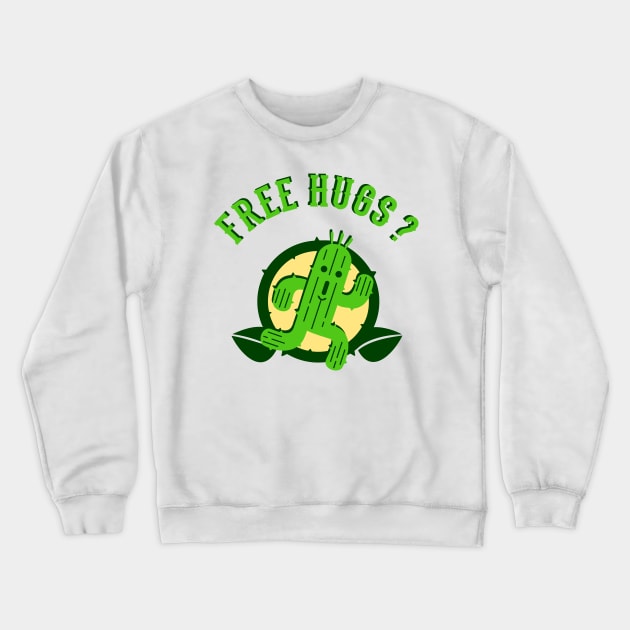 Free Hugs II Crewneck Sweatshirt by Cidelacomte